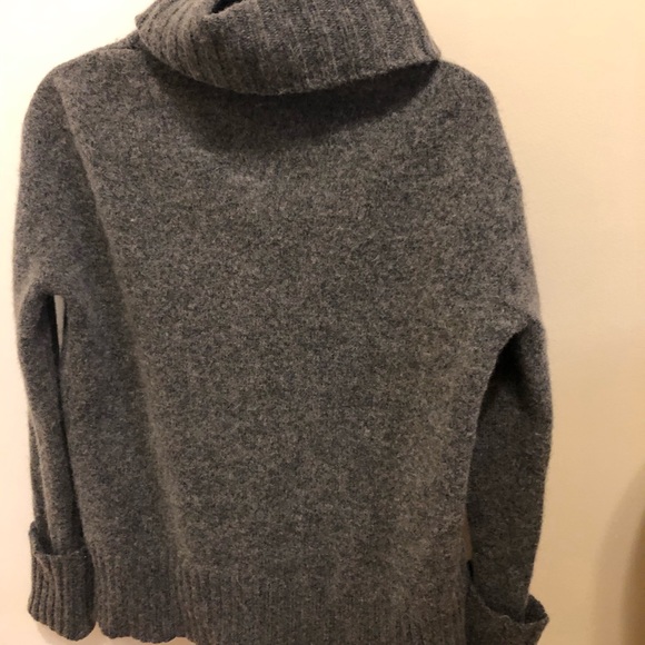 Anthropology Moth grey cowl neck sweater - Picture 5 of 5